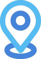 Location Icon for Geographical Positioning and Navigation vector