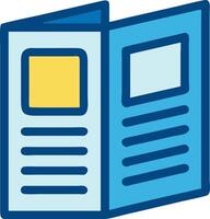 Business Brochure Icon for Marketing and Informational Content vector