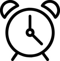 Alarm Clock Icon for Time Management, Wake Up Alerts, and Routine vector