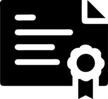 Recognition Certificate Icon for Achievement, Award, and Qualification vector