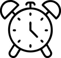 Alarm Clock Icon for Wake-Up Alerts, Time Management vector