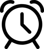 Modern Alarm Clock Icon for Time vector