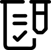 Test Icon for Analysis, Evaluation, and Experimentation Process vector
