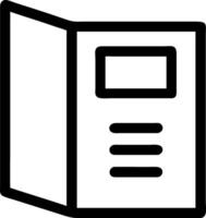 Brochure Icon for Informational and Marketing Materials vector