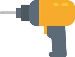 Drill Icon for Tools, Construction, and DIY Home Projects vector