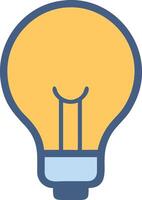 Creative Thinking Light Bulb Idea Icon for Innovation and Problem Solving vector