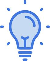 Creative Light Bulb Idea Icon for Innovation and Brainstorming vector