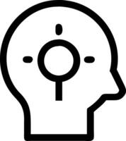 Creative Idea Light Bulb Icon for Innovation and Smart Thinking vector