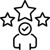 Evaluate Icon for Business Assessments and Performance Reviews vector