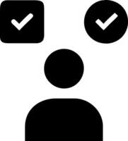 Evaluate Icon for Business Assessments, Performance Reviews, and Analysis vector