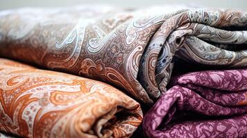 design paisley white background photo