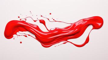 design red paint drip photo