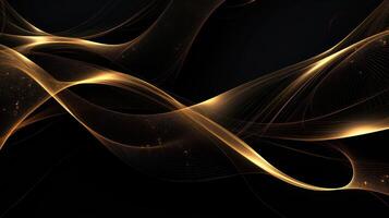 design abstract black and gold photo