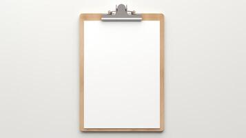 serene clipboard on table photo