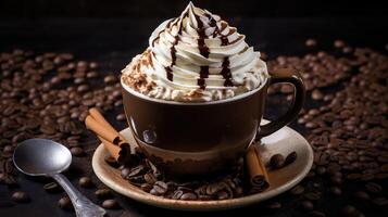 chocolate coffee mocha photo