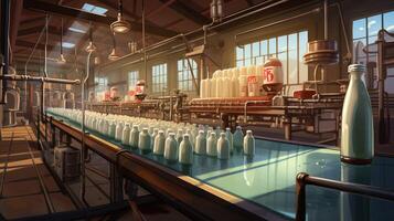 processing bottle milk production photo