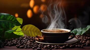 s coffee bean and leaf photo