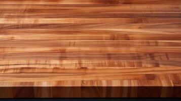 smooth butcher block wood photo