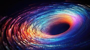 network abstract data background photo