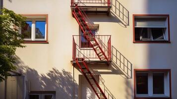 ladder in case of fire photo