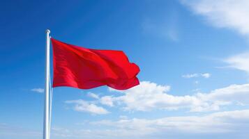 warning red flag photo