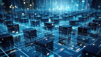 network matrix data photo