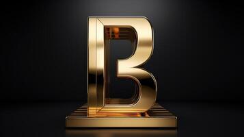 design gold 3d font photo