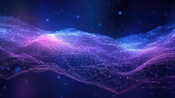 composition abstract technology particles mesh background photo