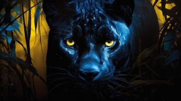 prowls blue and yellow stripe background photo
