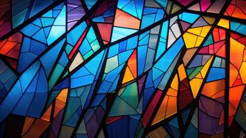 abstract stained glass photo
