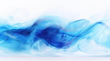 dynamic abstract blue waves photo