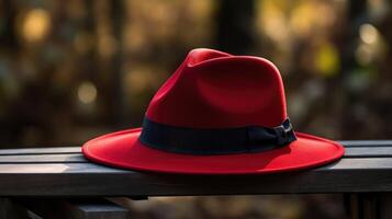 ribbon red hat photo