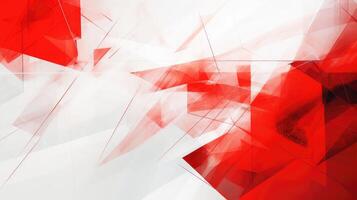 modern white and red abstract background photo