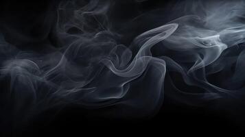 ominous smoke on black photo