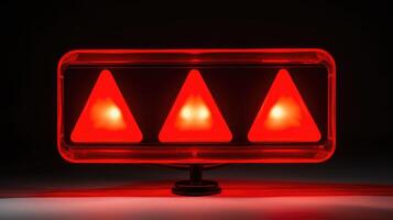 sign red light font photo