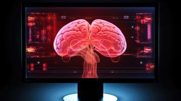 function red brain photo