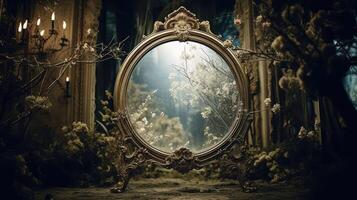 reflection mirror glass photo