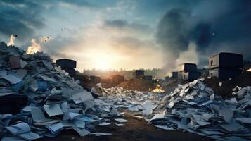 documents data waste photo