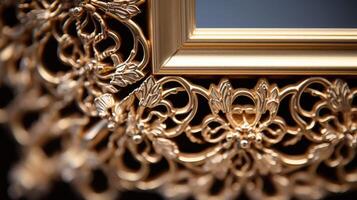 frame gold elegant design photo