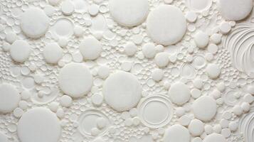 overlapping white background with circles photo