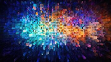 pixelated tech textured background photo