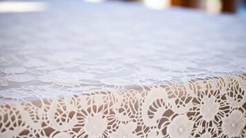 elegant table cloth texture photo