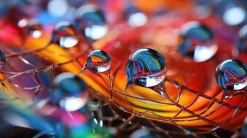 glisten 3d water droplets photo