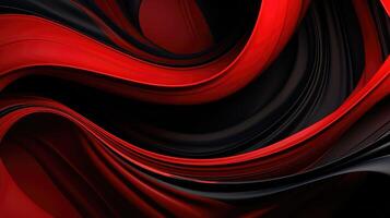 swirling black and red abstract background photo