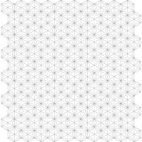 Hexagonal Triangles Modul Geometric Pattern Background vector