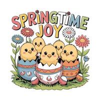 Decorative Easter Icon Set vector