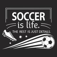 Modern Soccer Day Element Design vector