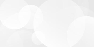 abstract white background with geometric circles used by banner, poster, brochure, header, cover vector