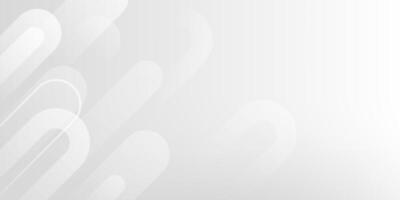 white abstract minimal geometric shapes composition background vector