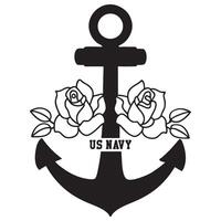 Bold US Navy Forces T-shirt Design with Iconic Illustration vector
